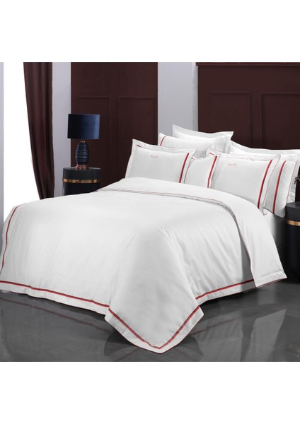 Odeo Saten Nevresim Takımı King Size , .beyaz
