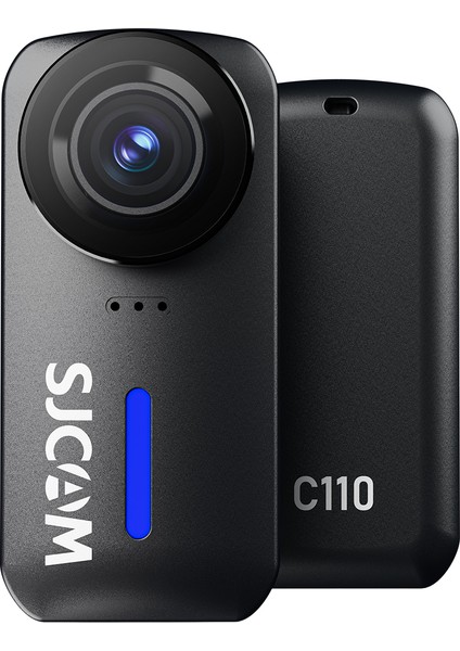 C110 4K Eıs Wifi F2.0 15MP 125° IP65 30 Metre Su Geçirmez Mini Aksiyon Kamerası Siyah
