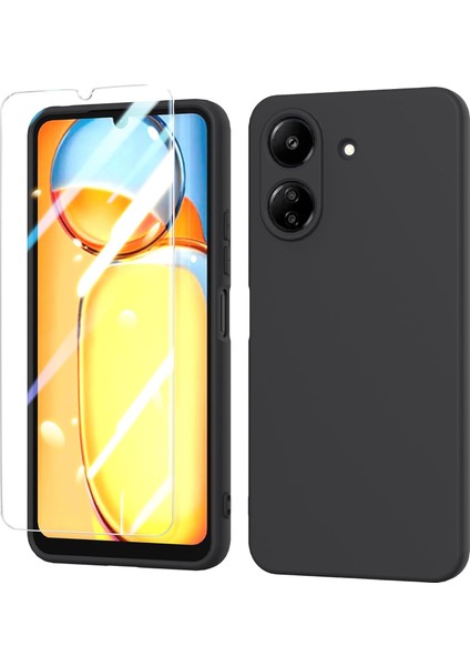 Xiaomi Poco C65 Kılıf Mara Lansman Silikon + Ekran Koruyucu