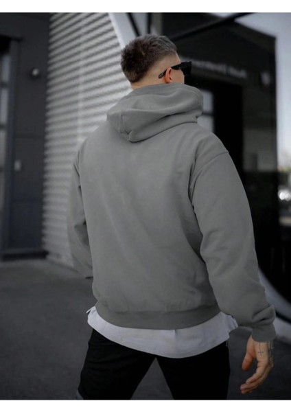Erkek Believer Baskılı Oversize Kapşonlu Sweatshirt indirimleri