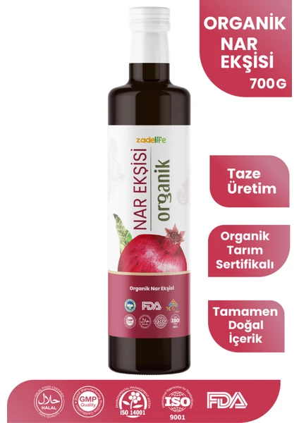 Organik Nar Ekşisi 700 Gr