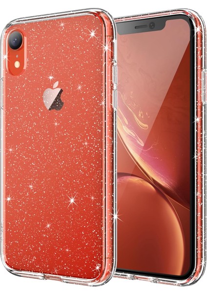 iPhone Xr Kılıf Simli Glitter Jelly Kılıf