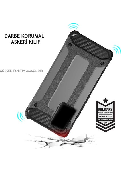 Apple iPhone 12 Mini Uyumlu Kılıf Üstün Darbe Korumalı Tank Case