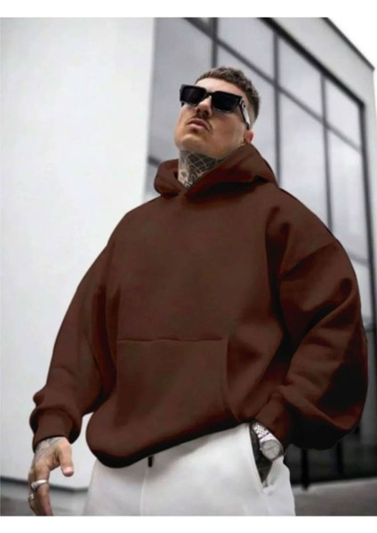 Erkek Avant Sırt Baskılı Oversize Kapşonlu Sweatshirt fiyatları
