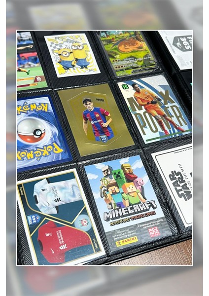 Özel Mor Kart Albümü 360 Kartlık ( Pokemon - Futbolcu Kartları - Panini - Yugioh Vb. )