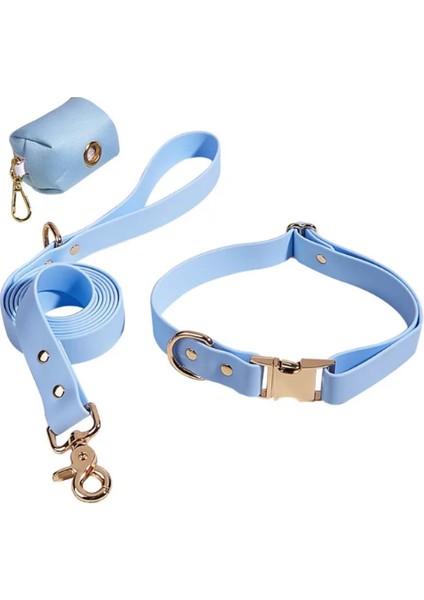 '' Çiko '' 3 Parça Köpek Tasması ve Gezdirme Seti - 1 Adet Rulo Dışkı Poşeti Hediyelidir