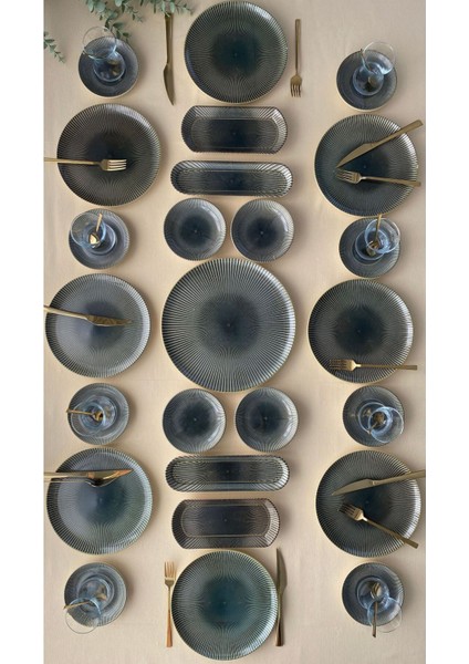 8 kişilik 25 parça seramik kahvaltı takımı, şık ve kullanışlı tabaklar fiyatları