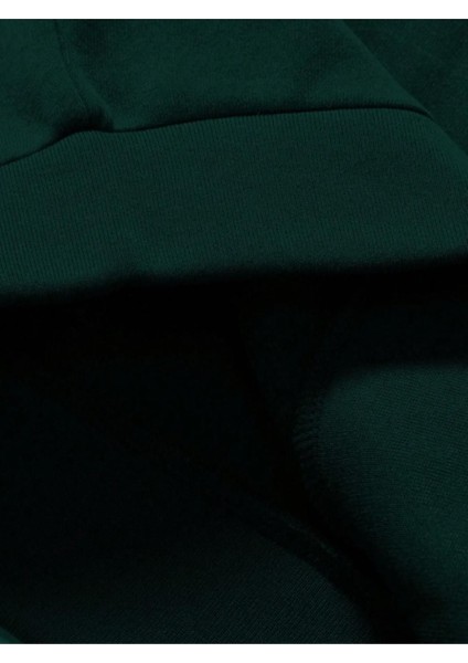 Unisex Yeşil Los Angeles Baskılı Oversize Parçalı Polo Yaka Fermuarlı Sweatshirt fırsatları