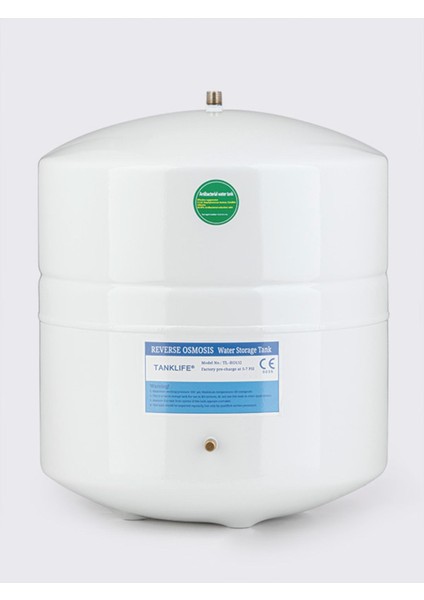 3.2 Galon 12 Litre Nsf Onaylı Su Arıtma Tankı Tüm Model Açık Kasa Veya Kapalı Kasa Su Arıtma Cihazlarına Uyumlu Pae Marka Tank Vanası ile Birlikte Montaja Hazır Paketlenmektedir.