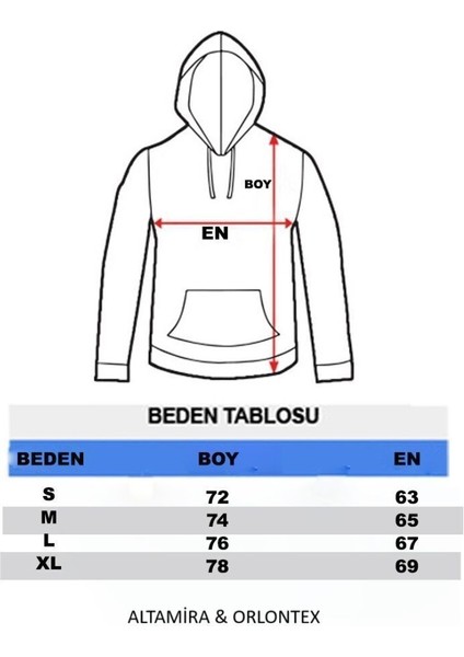 Unisex Kahverengi Mushroom Baskı Kapüşonlu Sweatshirt