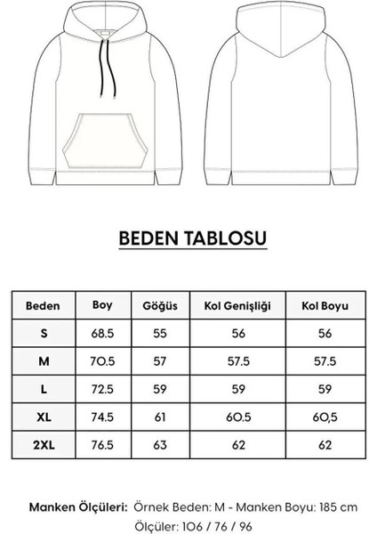 Unisex Dik Yaka Yarım Fermuarlı Oversize Sweatshirt