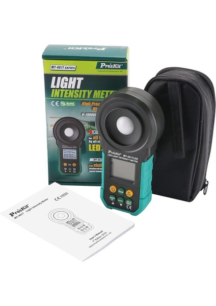 mt 4617 LED Lüksmetre Hassas Işık Ölçer