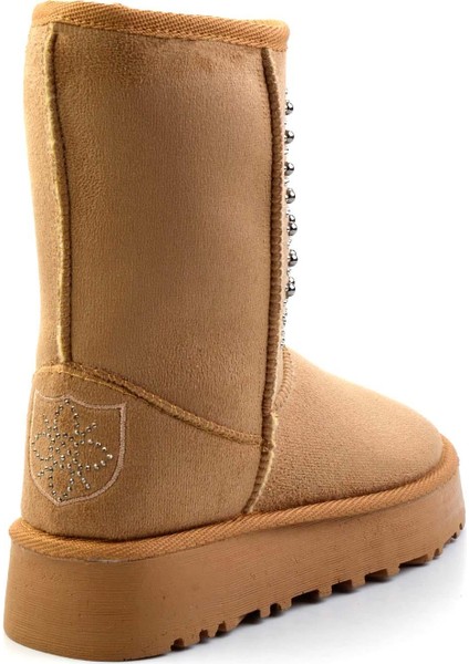 Camel Süet Kadın Bot & Bootie K02855115402 modelleri