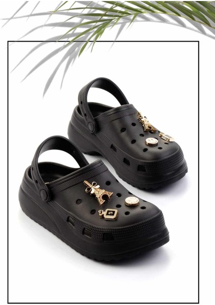 Siyah Jel Kadın Terlik K04445410059