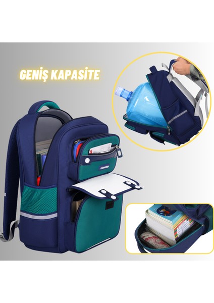 Çocuk Ilkokul Sırt Çantası Ingiliz Tarz Çok Bölmeli Yeni Nesil okul çantası fırsatları