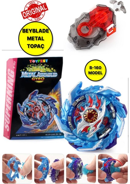 Beyblade Metal Assembled Gyro B - 160 - Yeni Nesil Beyblade Metal Topaç