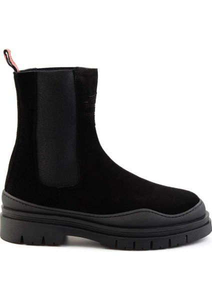 Black Deri Kadın Bot & Bootie HD0777004802