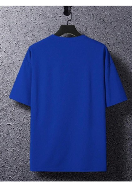 Erkek Slowly Baskılı Oversize T-Shirt modelleri