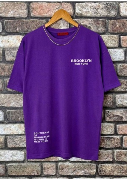 Erkek Brooklyn Ny Baskılı Tshirt