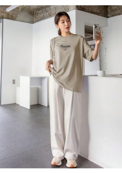 Kadın Thousand Baskılı Oversize T-Shirt fiyatları