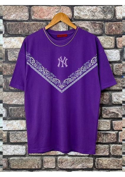 Erkek Ny Baskılı T-Shirt