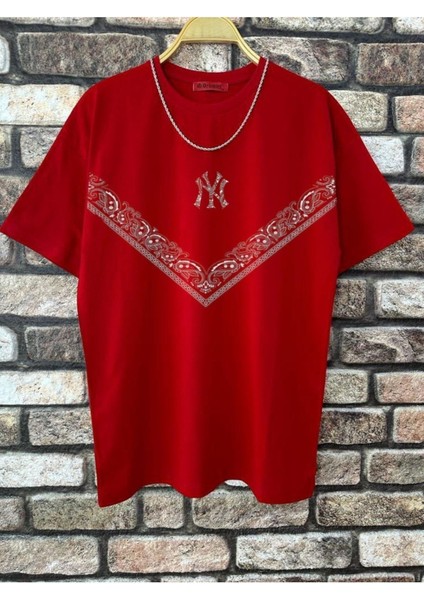 Erkek Ny Baskılı T-Shirt
