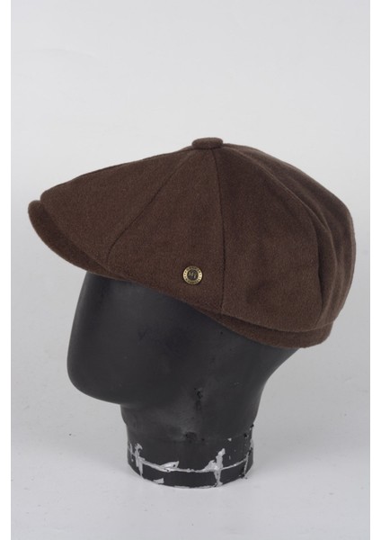 Kışlık 8 Parca Kaşmir Düz Renk Peaky Blinders Model Erkek Kasket Şapka modelleri