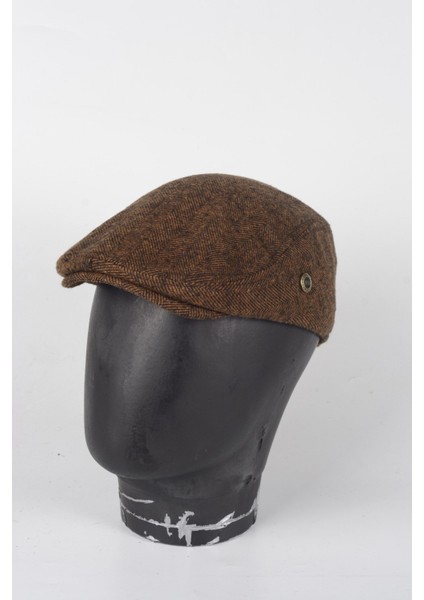 Kışlık Balık Sırtı Yün Spor London Kasket modelleri