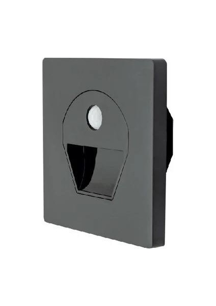 CT-5170 1 Watt Füme Kasa Sensörlü Koridör Armatürü Beyaz