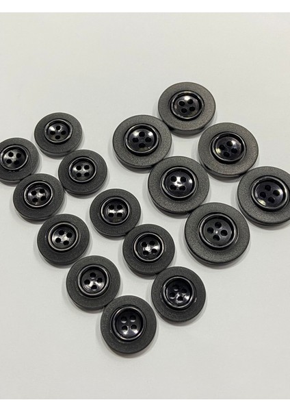 Blazer Ceket Düğmesi Takımı / Siyah Mat Çerçeve modelleri