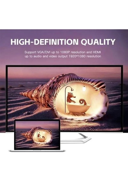 Primex PX-DP425S Siyah 75hz Display To Vga+Hdmı+ DVI Çevirici, Display To Hdmi, Display To Vga, Display To DVI