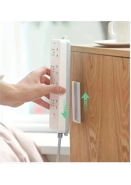 4 Adet Elektronik Aksesuarlar Için Yeni Kablo Sürgüleri ile Delme Gerektirmeyen Soket Tutucuları fiyatları
