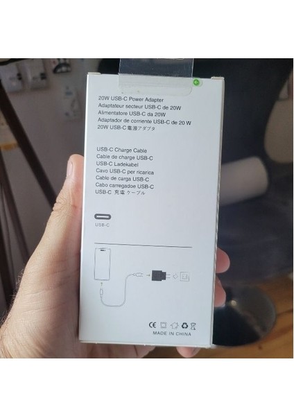 iPhone Uyumlu 20WATT Usb-C 11/11PRO 14/14PROMAX Uyumlu Yeni Nesil Typc Girişli Hızlı Adaptör-1m Kablo fiyatları