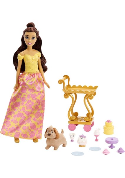 Disney Princess Disney Prenses Belle ile Çay Saati Oyun Seti HLW19-HLW20