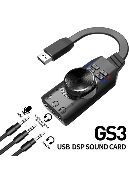 Primex Px-Gs3 Plextone Çift Kulaklık Ses Jakı Stereo Ses Kartı Dönüştürücü fiyatları