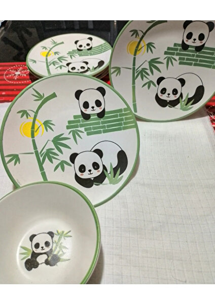 Kopfkino Baby Panda Desenli Bebek/çocuk Tabak