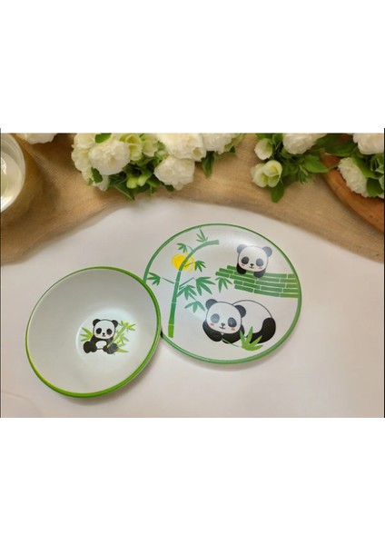 Kopfkino Baby Panda Desenli Bebek/çocuk Tabak