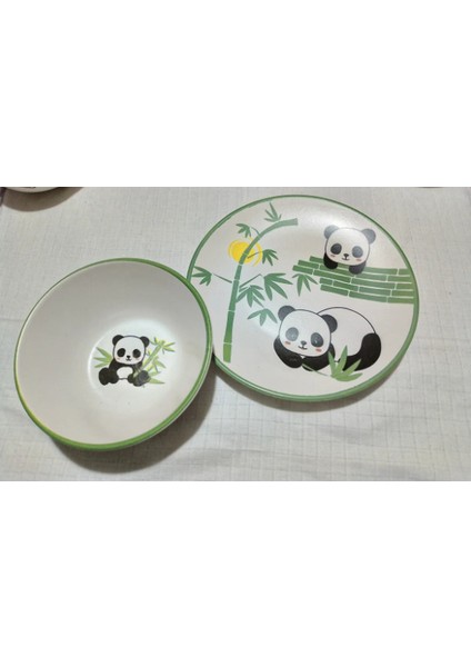 Kopfkino Baby Panda Desenli Bebek/çocuk Tabak