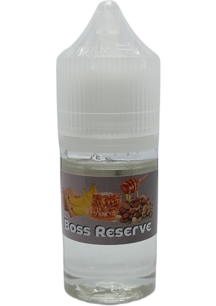 Likit Boss Reserve ( Muz, Bal, Fıstık ve Gevrek ) Gıda Aromalı Hazır Aroma Şurup 10 ml