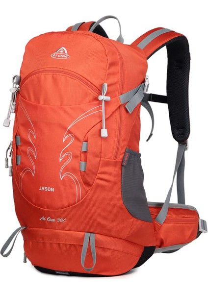 Outdoor Kamp ve Yürüyüş Sırt Çantası (30 Litre Kapasiteli) Turuncu DSC1869