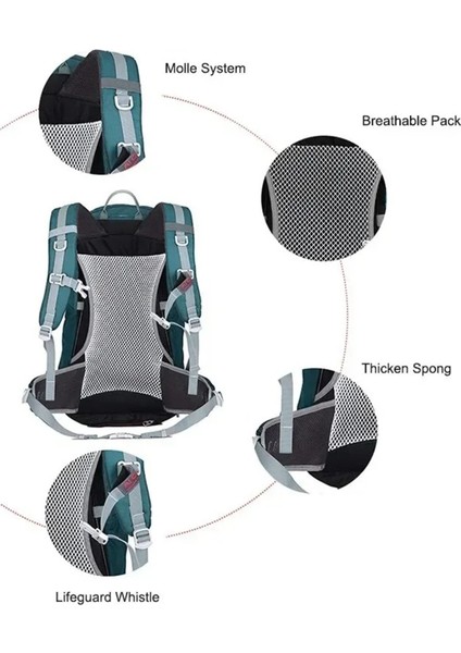 Outdoor Kamp ve Yürüyüş Sırt Çantası (30 Litre Kapasiteli) Petrol DSC1869 fırsatları