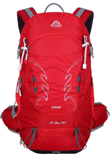 Outdoor Kamp ve Yürüyüş Sırt Çantası (30 Litre Kapasiteli) Kırmızı DSC1869 fiyatları