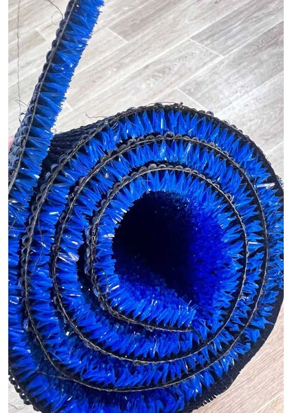 Floor Iç ve Dış Mekan Için Uygun Balkon ve Bahçeye Uyumlu Yapay Mavi Çim Halı 7 mm 9003 modelleri