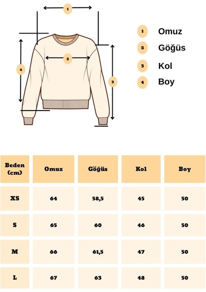 Kadın Krem Gümüş Cepli Polar Sweatshirt