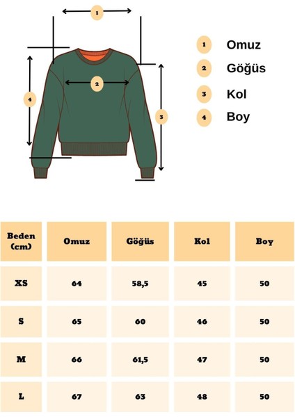 Kadın Yeşil Gümüş Cepli Polar Sweatshirt