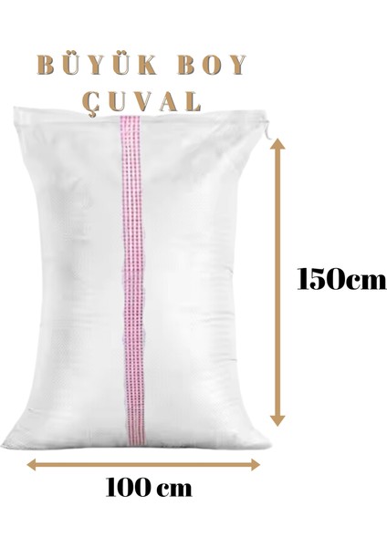100X150 Büyük Boy Harar Çuval 50 Adet