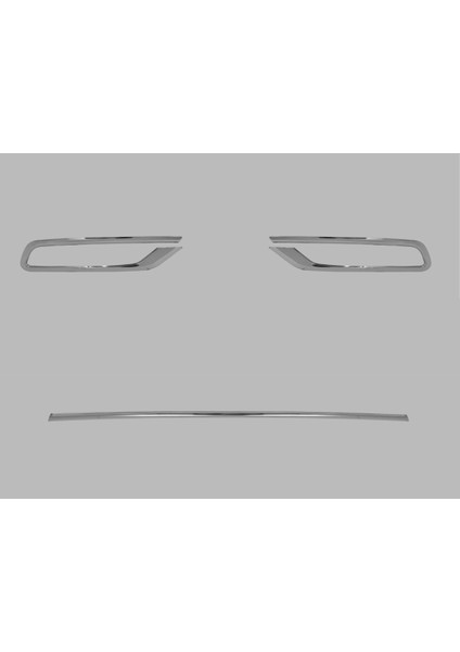 Volkswagen Passat B8.5 Sd Difüzör ve Ara Çıta 3 Parça 2019 ve Üzeri Krom Paslanmaz Çelik