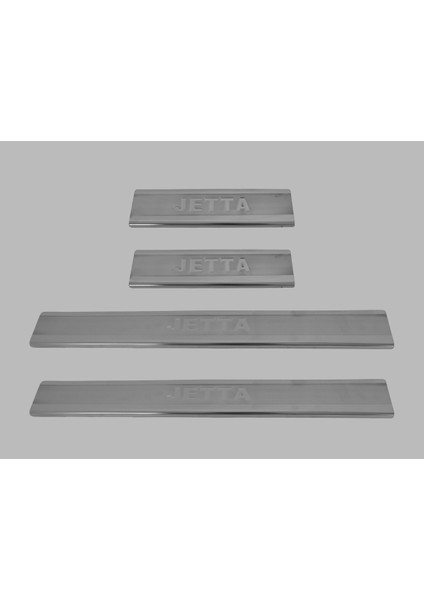 Volkswagen Jetta 6 Sd Kapı Eşiği 4 Parça 2011 ve Üzeri Krom Paslanmaz Çelik