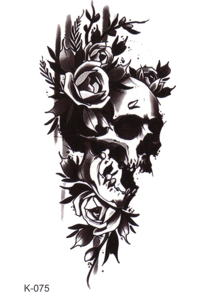 Kurukafa Geçici Dövme Çiçek Dövmesi