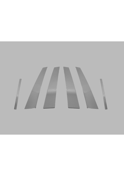 Volkswagen Passat B6 (3c) Sd Direk Nikelajı 6 Parça 2005-2012 Krom Paslanmaz Çelik